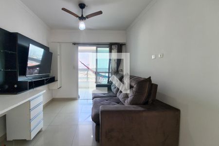 Sala de apartamento para alugar com 1 quarto, 59m² em Canto do Forte, Praia Grande
