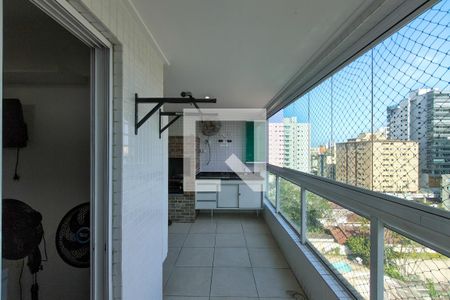 Sacada de apartamento para alugar com 1 quarto, 59m² em Canto do Forte, Praia Grande