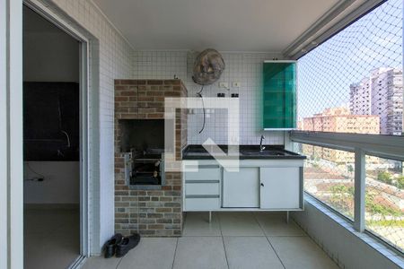 Sacada de apartamento para alugar com 1 quarto, 59m² em Canto do Forte, Praia Grande
