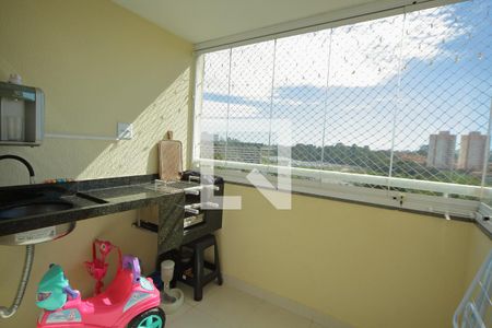 Varanda da Sala de apartamento para alugar com 2 quartos, 52m² em Jd N Sra de Fatima, São Bernardo do Campo