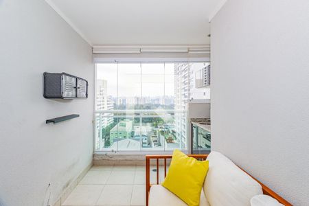 Varanda de apartamento para alugar com 1 quarto, 45m² em Santo Amaro, São Paulo