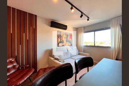 Sala de apartamento à venda com 1 quarto, 43m² em Chácara das Pedras, Porto Alegre
