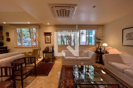 Sala  de apartamento à venda com 3 quartos, 121m² em Leblon, Rio de Janeiro