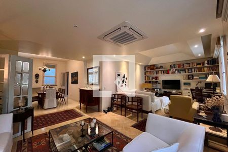 Sala de apartamento à venda com 3 quartos, 121m² em Leblon, Rio de Janeiro