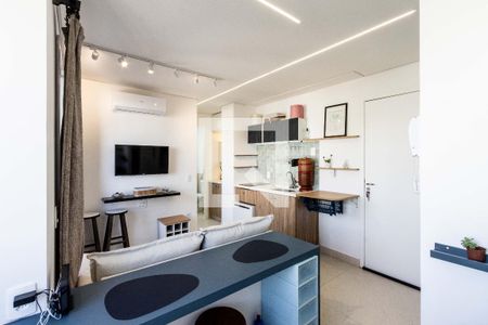Sala de apartamento à venda com 1 quarto, 28m² em Lapa, São Paulo