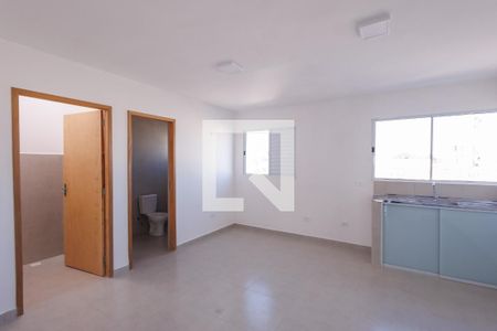 Quarto e Cozinha de kitnet/studio para alugar com 1 quarto, 25m² em Areão, Taubaté