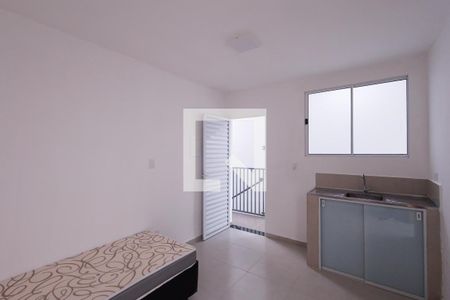 Quarto e Cozinha de kitnet/studio para alugar com 1 quarto, 17m² em Areão, Taubaté