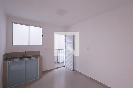 Quarto e Cozinha de kitnet/studio para alugar com 1 quarto, 25m² em Areão, Taubaté