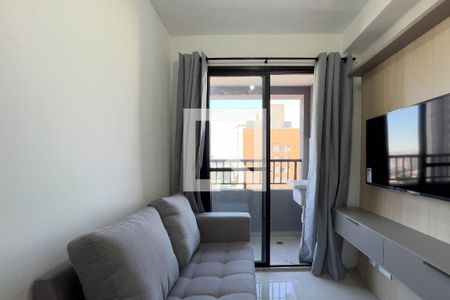 Sala e cozinha de apartamento para alugar com 1 quarto, 27m² em Ipiranga, São Paulo