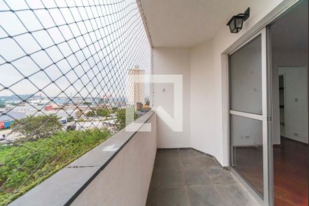 Varanda da Sala de apartamento à venda com 2 quartos, 62m² em Vila Floresta, Santo André
