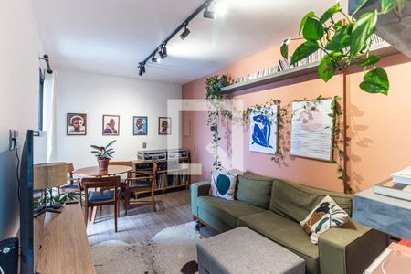 Sala de apartamento para alugar com 1 quarto, 38m² em Campos Elíseos, São Paulo