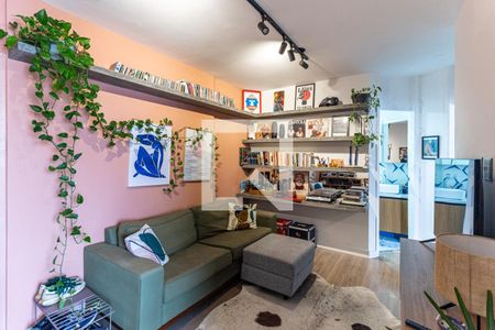 Sala de apartamento para alugar com 1 quarto, 38m² em Campos Elíseos, São Paulo