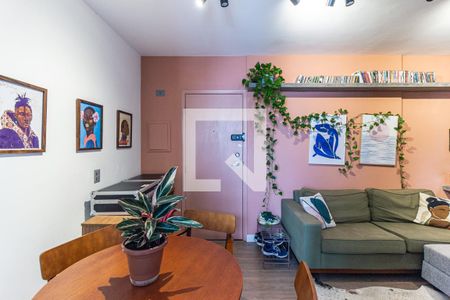 Sala de apartamento para alugar com 1 quarto, 38m² em Campos Elíseos, São Paulo