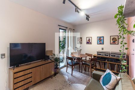 Sala de apartamento para alugar com 1 quarto, 38m² em Campos Elíseos, São Paulo