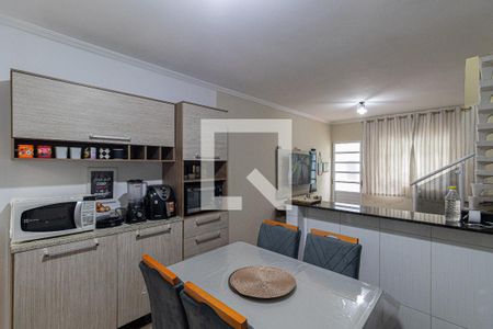 Sala e Cozinha  de casa de condomínio à venda com 2 quartos, 52m² em Vila Nova Curuca, São Paulo