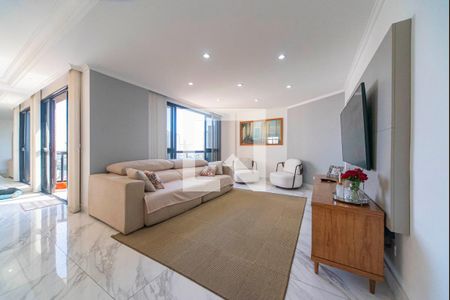 Sala de apartamento à venda com 4 quartos, 178m² em Vila Valparaíso, Santo André