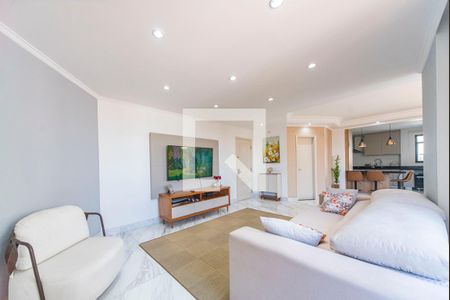 Sala de apartamento à venda com 4 quartos, 178m² em Vila Valparaíso, Santo André