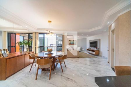 Sala de apartamento à venda com 4 quartos, 178m² em Vila Valparaíso, Santo André