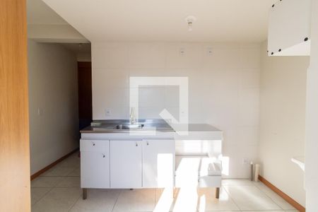 Cozinha de apartamento para alugar com 1 quarto, 24m² em Hípica, Porto Alegre
