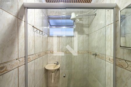 Banheiro da Suíte de apartamento para alugar com 1 quarto, 40m² em Vila Caiçara, Praia Grande