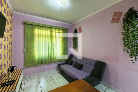Sala de apartamento para alugar com 1 quarto, 40m² em Vila Caiçara, Praia Grande