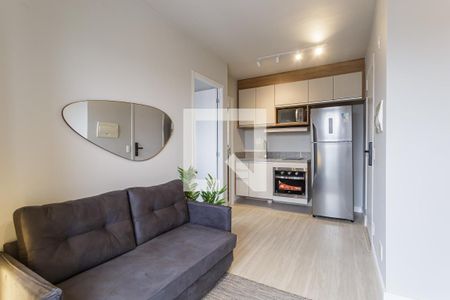 Sala de apartamento para alugar com 1 quarto, 27m² em Moema, São Paulo