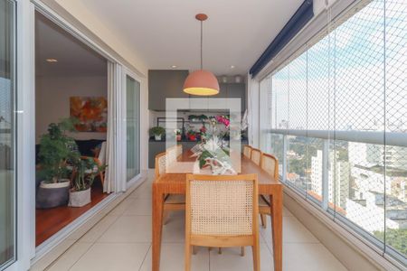 Varanda da Sala de apartamento para alugar com 3 quartos, 127m² em Sumaré, São Paulo