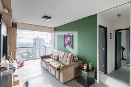 Sala  de apartamento à venda com 2 quartos, 64m² em Campo Belo, São Paulo