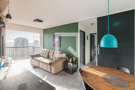 Sala  de apartamento à venda com 2 quartos, 64m² em Campo Belo, São Paulo