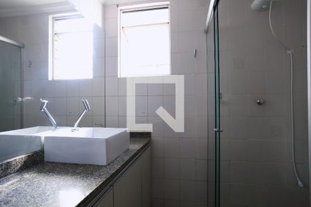 Banheiro da Suíte de apartamento à venda com 3 quartos, 90m² em Silveira, Belo Horizonte