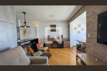 Sala de apartamento para alugar com 2 quartos, 55m² em Cidade Monções, São Paulo