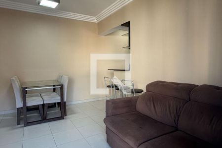 Sala de apartamento para alugar com 1 quarto, 90m² em Gonzaga, Santos