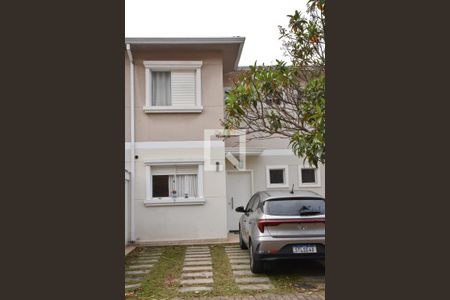 Fachada de casa de condomínio à venda com 3 quartos, 87m² em Engordadouro, Jundiaí