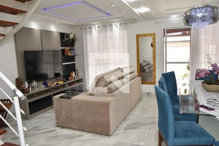 Sala de casa de condomínio à venda com 3 quartos, 87m² em Engordadouro, Jundiaí