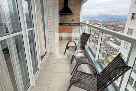 Varanda da Sala de apartamento para alugar com 2 quartos, 82m² em Boqueirão, Santos