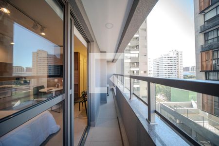 Sacada de kitnet/studio para alugar com 1 quarto, 31m² em Pompeia, São Paulo