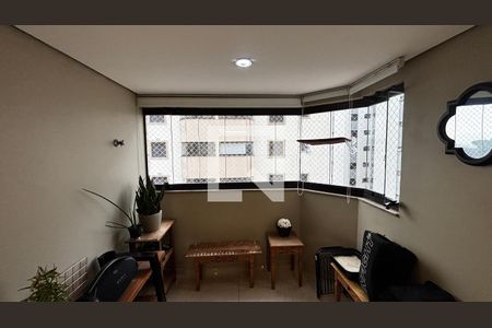 Sala - Sala de Jantar Varanda de apartamento à venda com 3 quartos, 106m² em Vila Gilda, Santo André