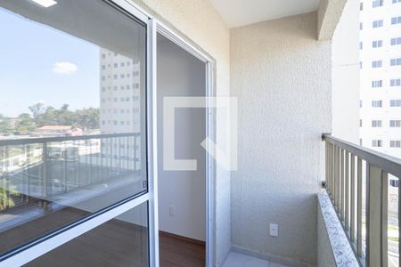 Varanda da sala de apartamento para alugar com 2 quartos, 65m² em Braúnas, Belo Horizonte