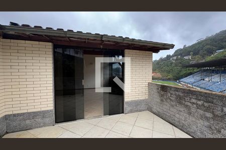 Terraço de apartamento para alugar com 2 quartos, 116m² em Quarteirão Ingelheim, Petrópolis