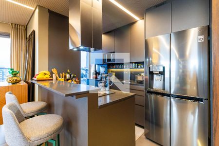 Cozinha de apartamento para alugar com 1 quarto, 120m² em Pinheiros, São Paulo