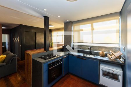 Cozinha de apartamento para alugar com 3 quartos, 80m² em Santo Antônio, Belo Horizonte