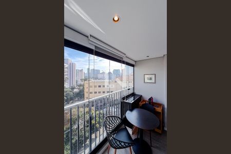 Varanda de kitnet/studio para alugar com 1 quarto, 21m² em Vila Mariana, São Paulo