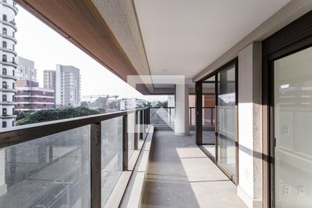 Varanda de apartamento à venda com 3 quartos, 153m² em Indianópolis, São Paulo