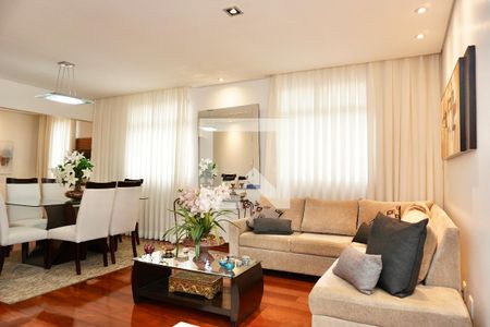 Sala  de apartamento para alugar com 4 quartos, 125m² em Sion, Belo Horizonte