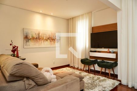 Sala  de apartamento para alugar com 4 quartos, 125m² em Sion, Belo Horizonte