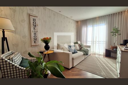 Sala de apartamento à venda com 3 quartos, 68m² em Barcelona, São Caetano do Sul