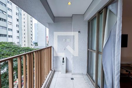 Varanda do Studio de kitnet/studio para alugar com 1 quarto, 26m² em Sumarezinho, São Paulo
