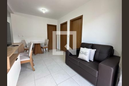 Sala de apartamento para alugar com 2 quartos, 56m² em Vargem do Bom Jesus, Florianópolis