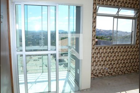 Varanda da Sala de apartamento à venda com 3 quartos, 70m² em Goiânia, Belo Horizonte