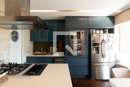 Sala/Cozinha de apartamento para alugar com 1 quarto, 92m² em Itaim Bibi, São Paulo